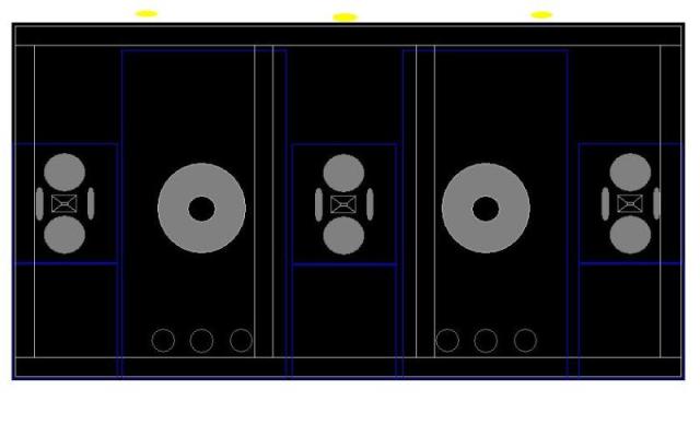 Caisson de basse 2 x 18LX60 + 3 GKF c + caissons + écran 320rr.JPG