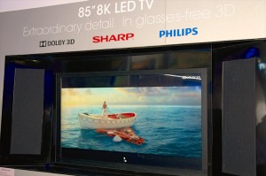 Sharp, un 85'' 4K 3D sans lunettes... Ouf !