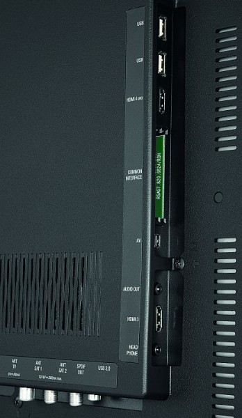 TV Loewe One 55 - Connectique 01