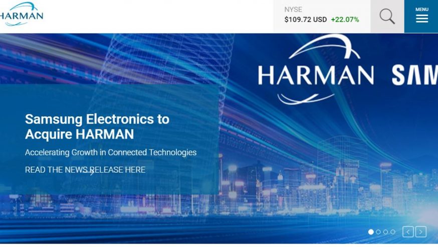 Un tsunami dans l’Audio… Samsung rachète Harman