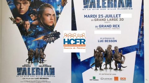 Valérian et la cité des mille planètes – l’Association des Membres HCFR a été invitée à l’avant-première