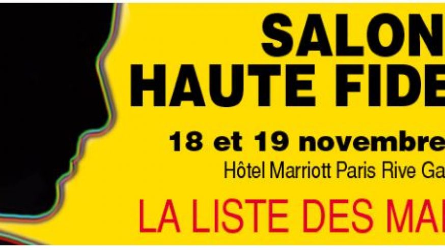 Salon Haute Fidélité, 18 & 19 Novembre, Paris