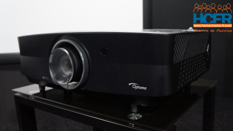 Test HCFR Optoma UHZ65, projecteur video DLP wobulation 4K_laser