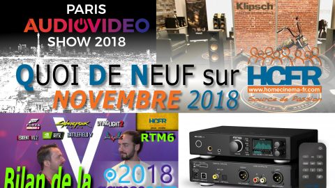 Votre QDN, Quoi de Neuf sur HCFR, Novembre 2018 est disponible