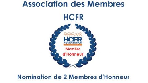 Association HCFR – Nomination de 2 Membres d’Honneur