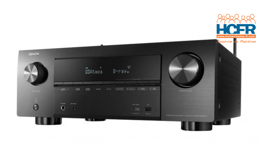 Video HCFR : Denon AVR-X3600H, processeur 11.2 canaux doté de 9 amplis – Menus