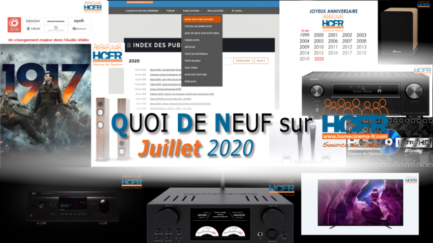 QUOI DE NEUF sur HCFR  – (QDN) – Juillet 2020