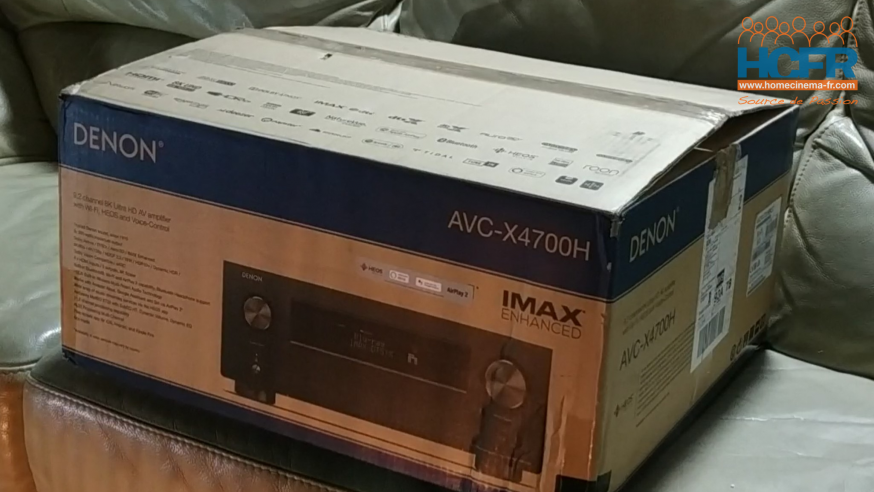 Video HCFR : Denon AVC-X4700H – unboxing & présentation