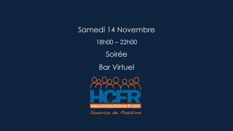 Evénement HCFR – Soirée Bar Virtuel, Samedi 14 Novembre 18h00 – 22h00