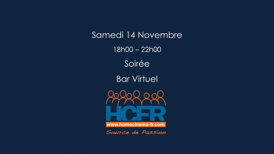 Evénement HCFR – Soirée Bar Virtuel, Samedi 14 Novembre 18h00 – 22h00