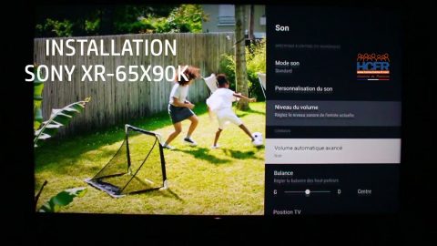 Vidéo HCFR : Sony XR-65X90K – Installation