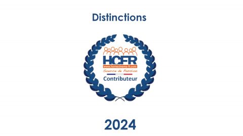 Contributeur HCFR – les personnes distinguées au titre de l’année 2024